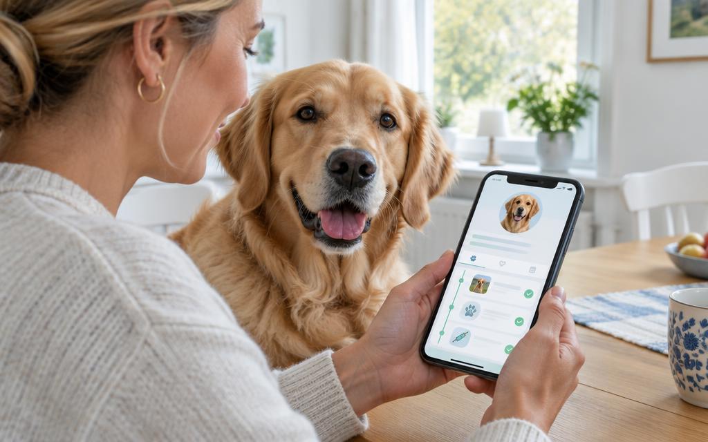 Doglia-appen med hundprofil och journal